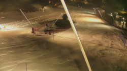 Spodní část sjezdovky skiareálu Karolinka