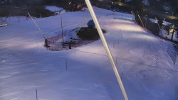 Spodní část sjezdovky skiareálu Karolinka