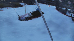 Spodní část sjezdovky skiareálu Karolinka