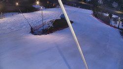 Spodní část sjezdovky skiareálu Karolinka