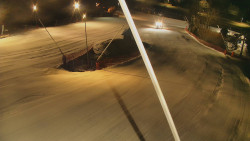 Spodní část sjezdovky skiareálu Karolinka