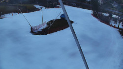 Spodní část sjezdovky skiareálu Karolinka