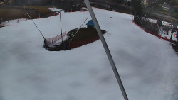 Spodní část sjezdovky skiareálu Karolinka