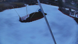 Spodní část sjezdovky skiareálu Karolinka