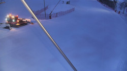 Spodní část sjezdovky skiareálu Karolinka