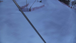 Spodní část sjezdovky skiareálu Karolinka