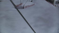 Spodní část sjezdovky skiareálu Karolinka