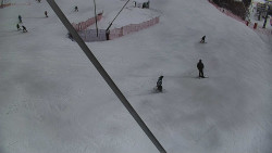 Spodní část sjezdovky skiareálu Karolinka