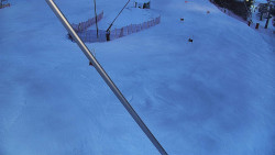 Spodní část sjezdovky skiareálu Karolinka