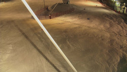 Spodní část sjezdovky skiareálu Karolinka