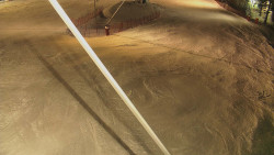 Spodní část sjezdovky skiareálu Karolinka