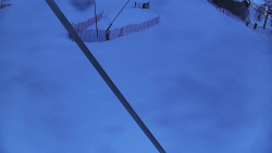 Spodní část sjezdovky skiareálu Karolinka