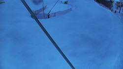 Spodní část sjezdovky skiareálu Karolinka