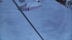 Spodní část sjezdovky skiareálu Karolinka