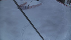 Spodní část sjezdovky skiareálu Karolinka