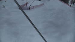 Spodní část sjezdovky skiareálu Karolinka