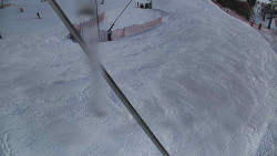 Spodní část sjezdovky skiareálu Karolinka