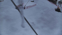 Spodní část sjezdovky skiareálu Karolinka