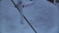 Spodní část sjezdovky skiareálu Karolinka