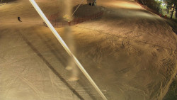 Spodní část sjezdovky skiareálu Karolinka