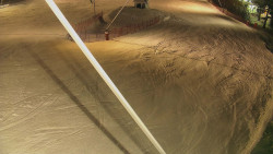 Spodní část sjezdovky skiareálu Karolinka