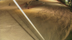 Spodní část sjezdovky skiareálu Karolinka