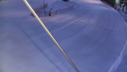 Spodní část sjezdovky skiareálu Karolinka