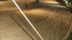 Spodní část sjezdovky skiareálu Karolinka