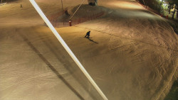 Spodní část sjezdovky skiareálu Karolinka