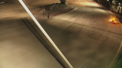 Spodní část sjezdovky skiareálu Karolinka