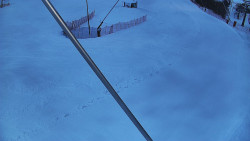Spodní část sjezdovky skiareálu Karolinka