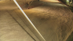 Spodní část sjezdovky skiareálu Karolinka