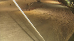 Spodní část sjezdovky skiareálu Karolinka