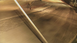 Spodní část sjezdovky skiareálu Karolinka