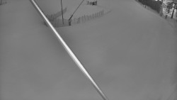 Spodní část sjezdovky skiareálu Karolinka