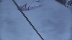 Spodní část sjezdovky skiareálu Karolinka