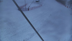 Spodní část sjezdovky skiareálu Karolinka