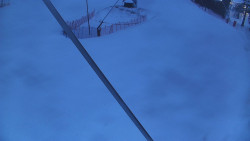 Spodní část sjezdovky skiareálu Karolinka