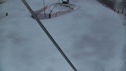 Spodní část sjezdovky skiareálu Karolinka