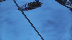 Spodní část sjezdovky skiareálu Karolinka