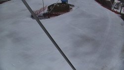 Spodní část sjezdovky skiareálu Karolinka