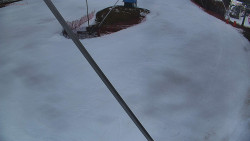 Spodní část sjezdovky skiareálu Karolinka