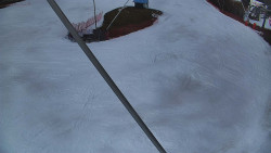 Spodní část sjezdovky skiareálu Karolinka