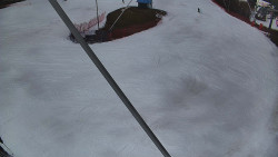 Spodní část sjezdovky skiareálu Karolinka