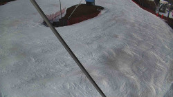 Spodní část sjezdovky skiareálu Karolinka