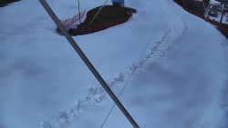 Spodní část sjezdovky skiareálu Karolinka