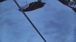 Spodní část sjezdovky skiareálu Karolinka