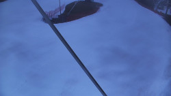 Spodní část sjezdovky skiareálu Karolinka