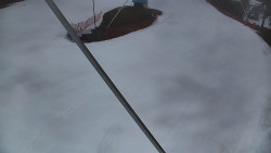 Spodní část sjezdovky skiareálu Karolinka