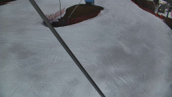 Spodní část sjezdovky skiareálu Karolinka